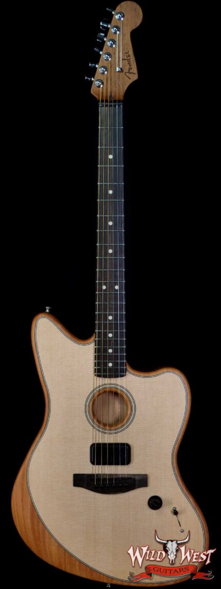 Fender American Acoustasonic Jazzmaster Ebony Fingerboard Natural