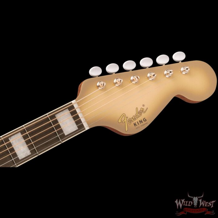 Fender Limited Edition California Vintage King Antigua Finish Electric Acoustic with Hardshell Case - Image 5