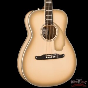 Fender Limited Edition California Vintage Malibu Antigua Finish Electric Acoustic with Hardshell Case - Image 2