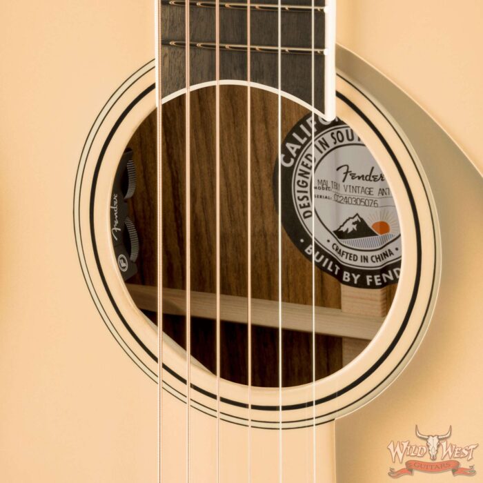 Fender Limited Edition California Vintage Palomino Antigua Finish Electric Acoustic with Hardshell Case - Image 7