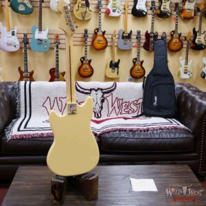 Fender American Performer Mustang Rosewood Fingerboard Vintage White - Image 9