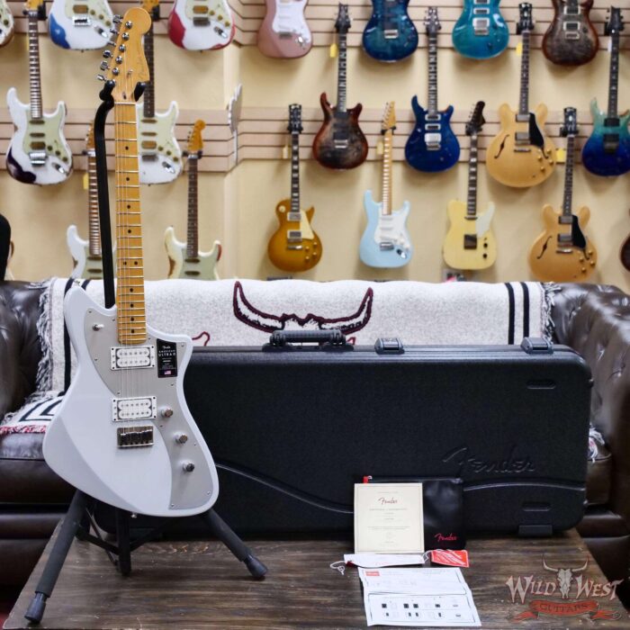 Fender American Ultra II Meteora Maple Fingerboard Avalanche 7.05 LBS - Image 4