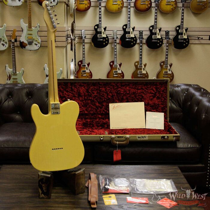 Fender USA American Vintage `52 1952 Telecaster Maple Neck Butterscotch Blonde - Image 9