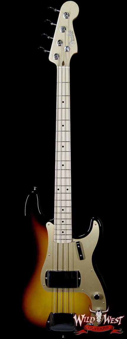 Fender USA American Vintage `58 Precision Bass P Bass Maple Fretboard 3 Tone Sunburst
