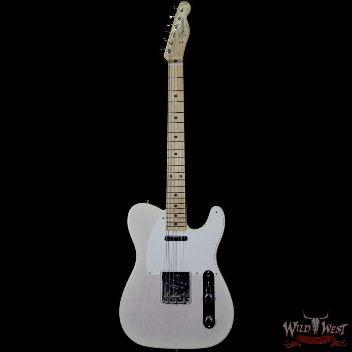 Fender USA American Vintage ‘58 Telecaster Maple Neck & Fretboard Aged White Blonde - Image 3