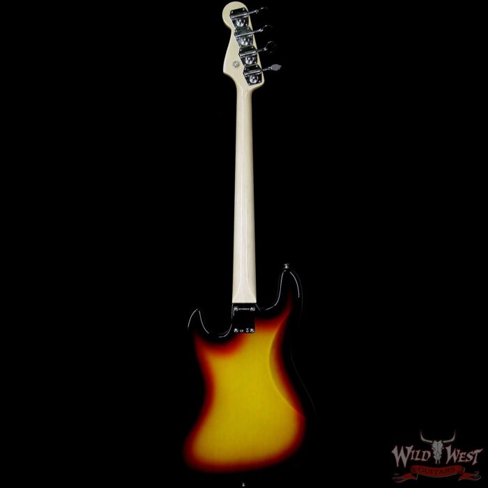 Fender USA American Vintage ‘64 1964 Jazz Bass Rosewood Fretboard 3 Tone Sunburst - Image 5