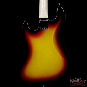 Fender USA American Vintage ‘64 1964 Jazz Bass Rosewood Fretboard 3 Tone Sunburst - Image 6
