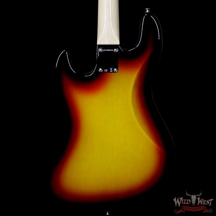 Fender USA American Vintage ‘64 1964 Jazz Bass Rosewood Fretboard 3 Tone Sunburst - Image 6