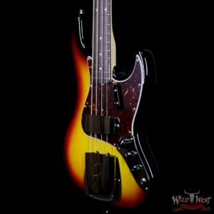 Fender USA American Vintage ‘64 1964 Jazz Bass Rosewood Fretboard 3 Tone Sunburst - Image 2