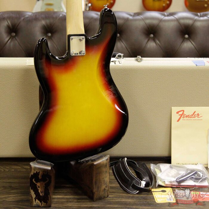 Fender USA American Vintage ‘64 1964 Jazz Bass Rosewood Fretboard 3 Tone Sunburst - Image 14