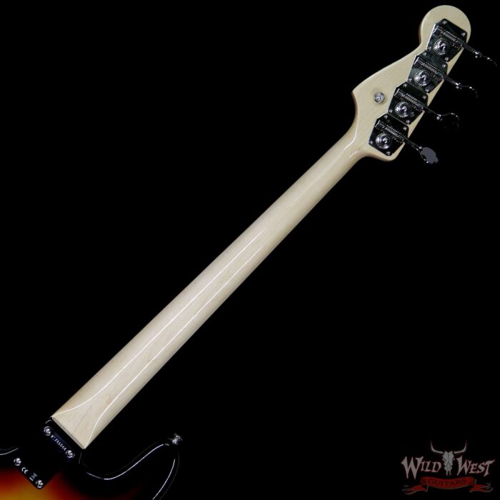 Fender USA American Vintage ‘64 1964 Jazz Bass Rosewood Fretboard 3 Tone Sunburst - Image 10
