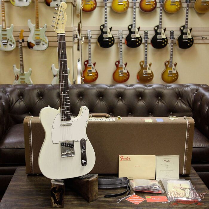 Fender USA American Vintage `64 Telecaster Rosewood Fretboard White Blonde - Image 9