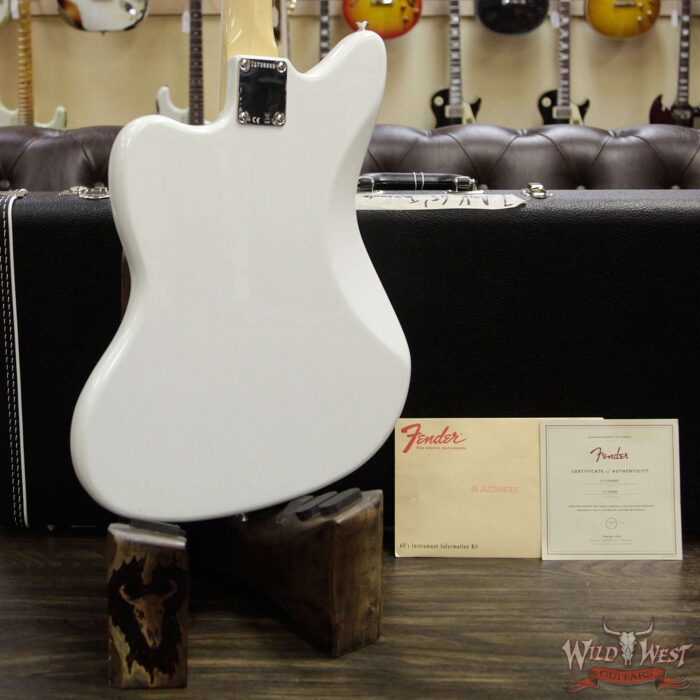 Fender USA American Vinatge `65 Jazzmaster Rosewood Fretboard Olympic White - Image 12