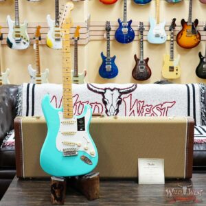 Fender American Vintage II 1957 Stratocaster Maple Neck Sea Foam Green 7.65 LBS 7.65 LBS - Image 4