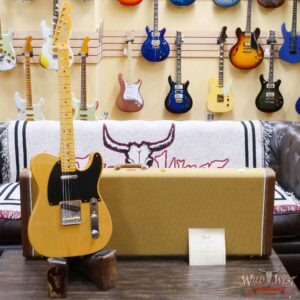 Fender American Vintage II 1951 Telecaster Ash Body 1-Piece Maple Neck Butterscotch Blonde - Image 4