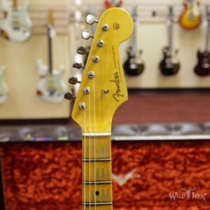 Fender Custom Shop Black Lightning 2.0 Stratocaster Heavy Relic HSS Maple Neck 22 Frets Blue Flower - Image 8