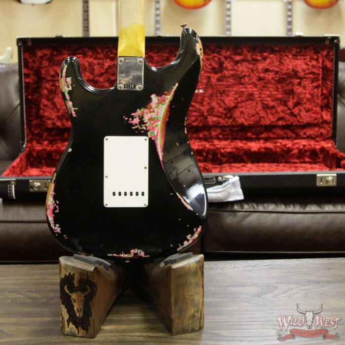 Fender Custom Shop Black Lightning 2.0 Stratocaster Heavy Relic HSS 22 Frets Maple Neck Pink Paisley - Image 12