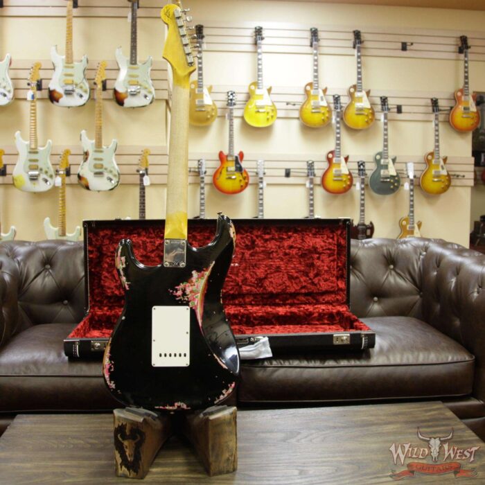 Fender Custom Shop Black Lightning 2.0 Stratocaster Heavy Relic HSS 22 Frets Maple Neck Pink Paisley - Image 10