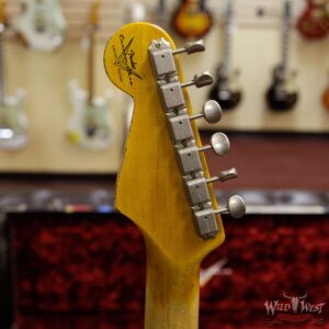 Fender Custom Shop Black Lightning 2.0 Stratocaster Heavy Relic HSS 22 Frets Rosewood Board Blue Flower - Image 14