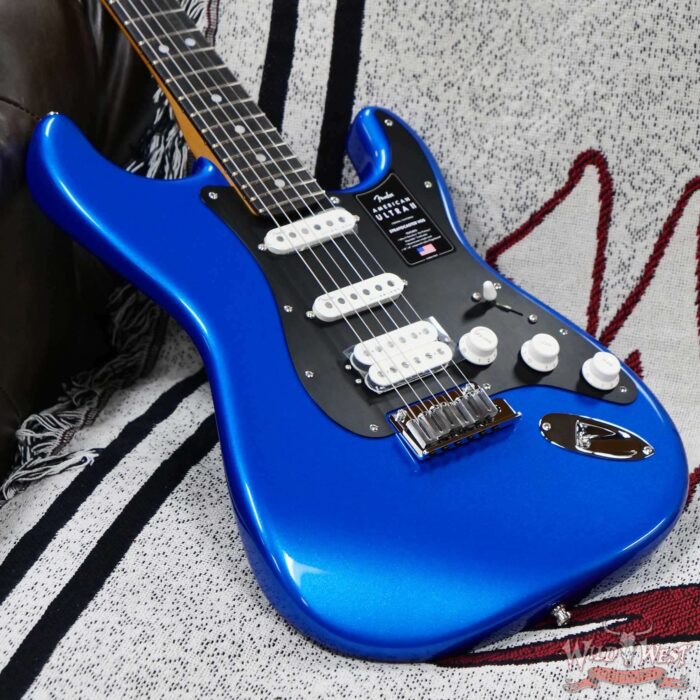 Fender American Ultra II Stratocaster HSS Ebony Fingerboard Noble Blue 7.90 LBS - Image 6