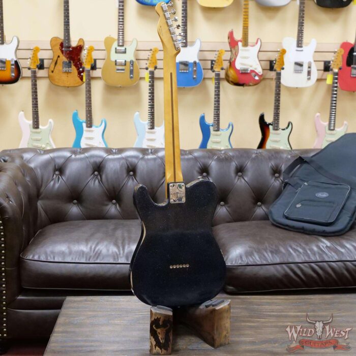 Fender Brad Paisley Esquire Road Worn Black Sparkle 5 LBS 11 OZ - Image 7
