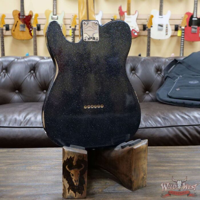 Fender Brad Paisley Esquire Road Worn Black Sparkle 5 LBS 11 OZ - Image 9