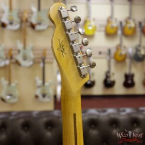 2018 Fender Custom Shop 1952 Telecaster Relic Maple Neck Nocaster Blonde - Image 8
