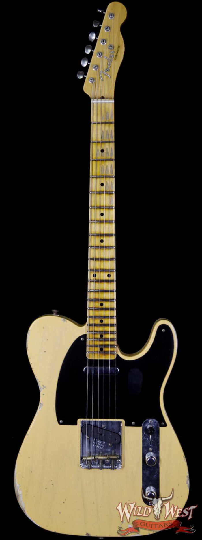 2018 Fender Custom Shop 1952 Telecaster Relic Maple Neck Nocaster Blonde - Image 1