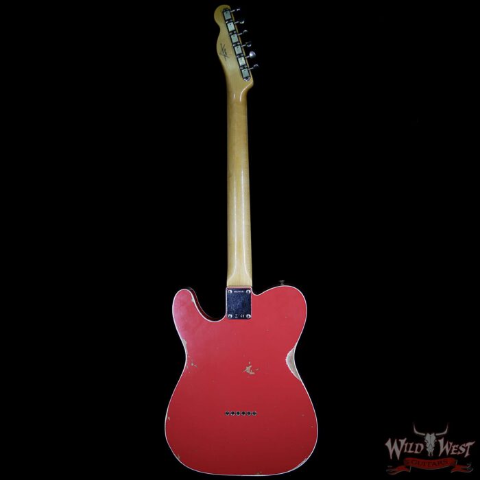 Fender Custom Shop 1958 Telecaster Custom Relic HH EVH Pickups Fiesta Red - Image 7