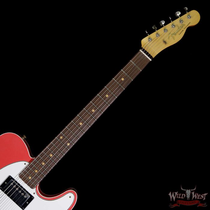 Fender Custom Shop 1958 Telecaster Custom Relic HH EVH Pickups Fiesta Red - Image 8