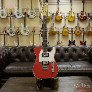 Fender Custom Shop 1958 Telecaster Custom Relic HH EVH Pickups Fiesta Red - Image 11