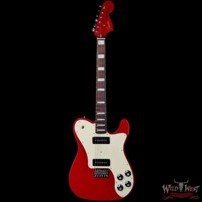 Fender Chris Shiflett Cleaver Telecaster Deluxe Dual P90 Rosewood Fingerboard Dakota Red 8.15 LBS - Image 3