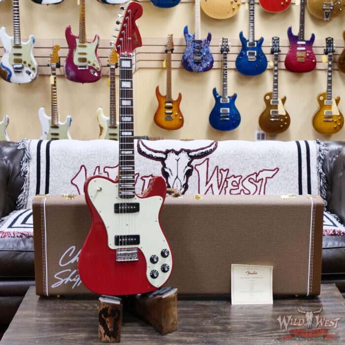 Fender Chris Shiflett Cleaver Telecaster Deluxe Dual P90 Rosewood Fingerboard Dakota Red 8.15 LBS - Image 6