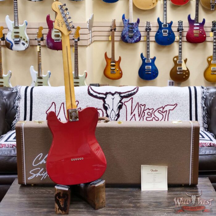 Fender Chris Shiflett Cleaver Telecaster Deluxe Dual P90 Rosewood Fingerboard Dakota Red 8.15 LBS - Image 9