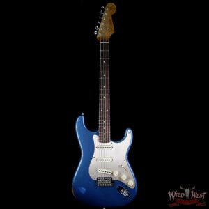 Fender Custom Shop 30th Anniversary LTD Roasted 1960 Stratocaster Relic Birdseye Neck Rosewood Board Aged Lake Placid Blue - Image 6