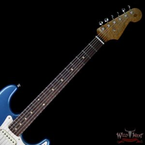 Fender Custom Shop 30th Anniversary LTD Roasted 1960 Stratocaster Relic Birdseye Neck Rosewood Board Aged Lake Placid Blue - Image 9