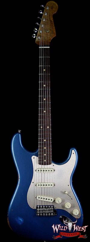 Fender Custom Shop 30th Anniversary LTD Roasted 1960 Stratocaster Relic Birdseye Neck Rosewood Board Aged Lake Placid Blue