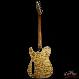 Fender Custom Shop Paul Waller Masterbuilt Artisan Tamo Ash Top Telecaster HH African Blackwood Board Natural - Image 7