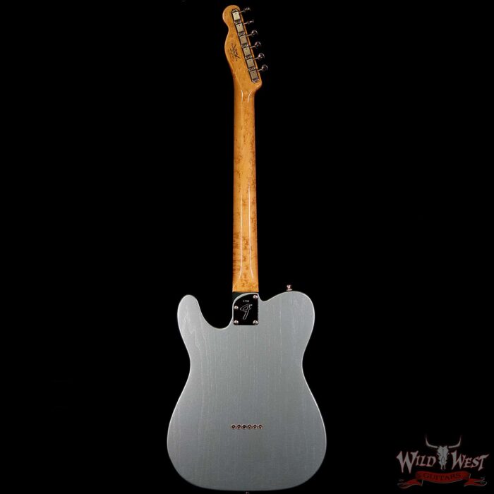 Fender Custom Shop Postmodern Telecaster Lush Closet Classic Birdseye Maple Neck Faded Firemist Silver - Image 6