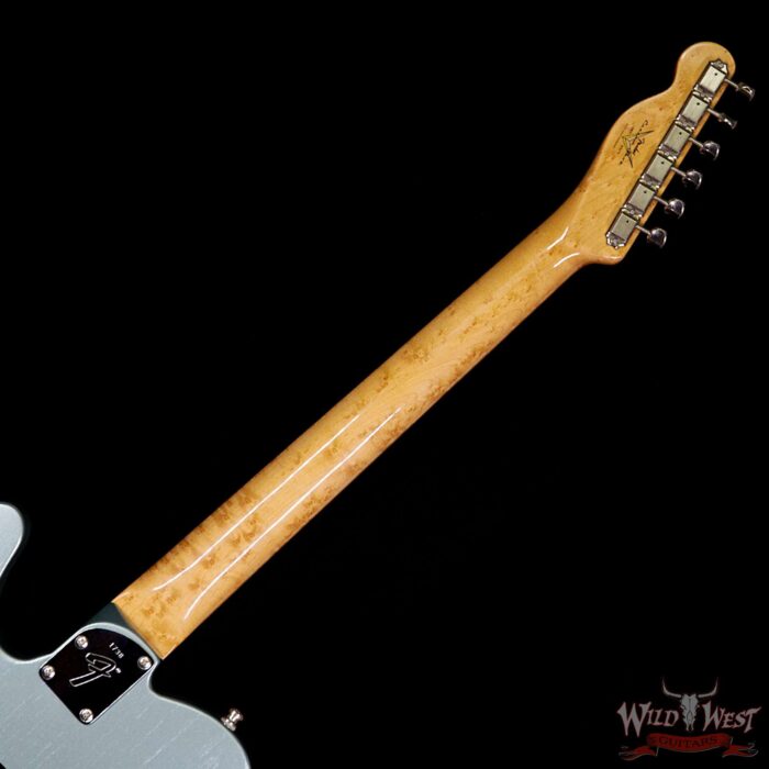 Fender Custom Shop Postmodern Telecaster Lush Closet Classic Birdseye Maple Neck Faded Firemist Silver - Image 13