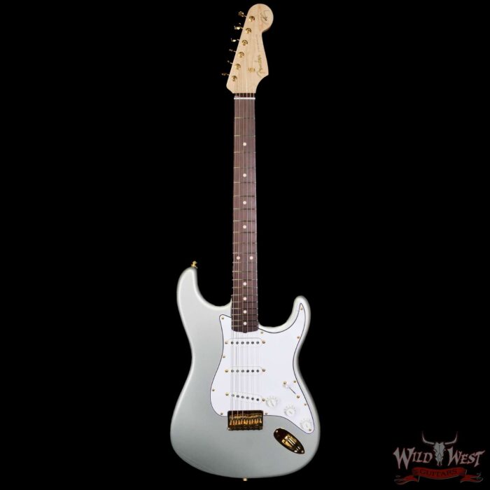 Fender Custom Shop Robert Cray Signature Stratocaster Hardtail AA Birdseye Maple Neck NOS Inca Silver 7.50 LBS - Image 3
