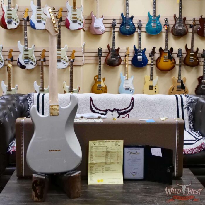Fender Custom Shop Robert Cray Signature Stratocaster Hardtail AA Birdseye Maple Neck NOS Inca Silver 7.50 LBS - Image 10