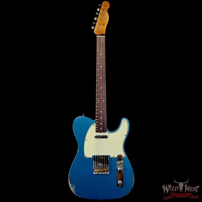 Fender Custom Shop Limiited Edition 1960 Telecaster Relic Aged Ocean Turquoise 7.25 LBS - Image 3