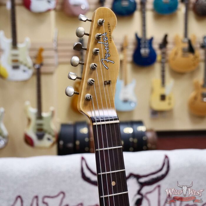 Fender Custom Shop Limiited Edition 1960 Telecaster Relic Aged Ocean Turquoise 7.25 LBS - Image 7