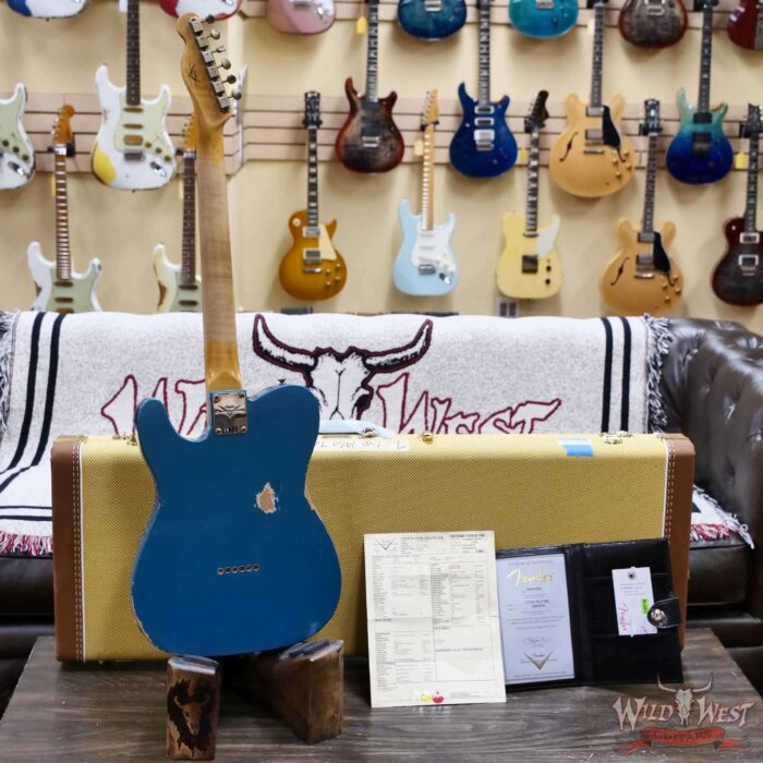 Fender Custom Shop Limiited Edition 1960 Telecaster Relic Aged Ocean Turquoise 7.25 LBS - Image 11
