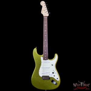 Fender Custom Shop Dick Dale Stratocaster AA Birdseye Maple Neck Rosewood Fingerboard NOS Chartreuse Sparkle 7.65 LBS - Image 3