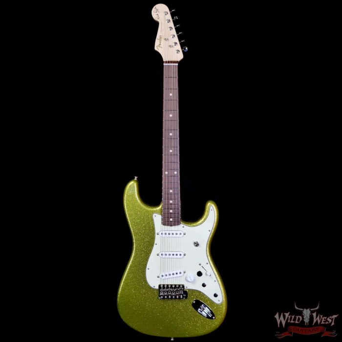 Fender Custom Shop Dick Dale Stratocaster AA Birdseye Maple Neck Rosewood Fingerboard NOS Chartreuse Sparkle 7.65 LBS - Image 3