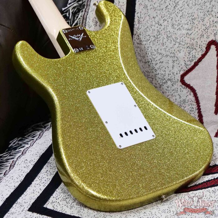 Fender Custom Shop Dick Dale Stratocaster AA Birdseye Maple Neck Rosewood Fingerboard NOS Chartreuse Sparkle 7.65 LBS - Image 11