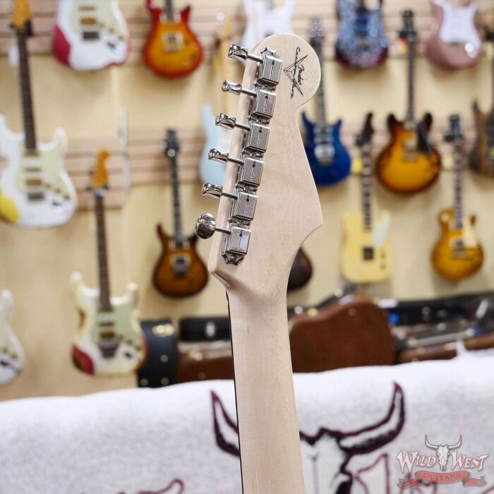 Fender Custom Shop Dick Dale Stratocaster AA Birdseye Maple Neck Rosewood Fingerboard NOS Chartreuse Sparkle 7.65 LBS - Image 10