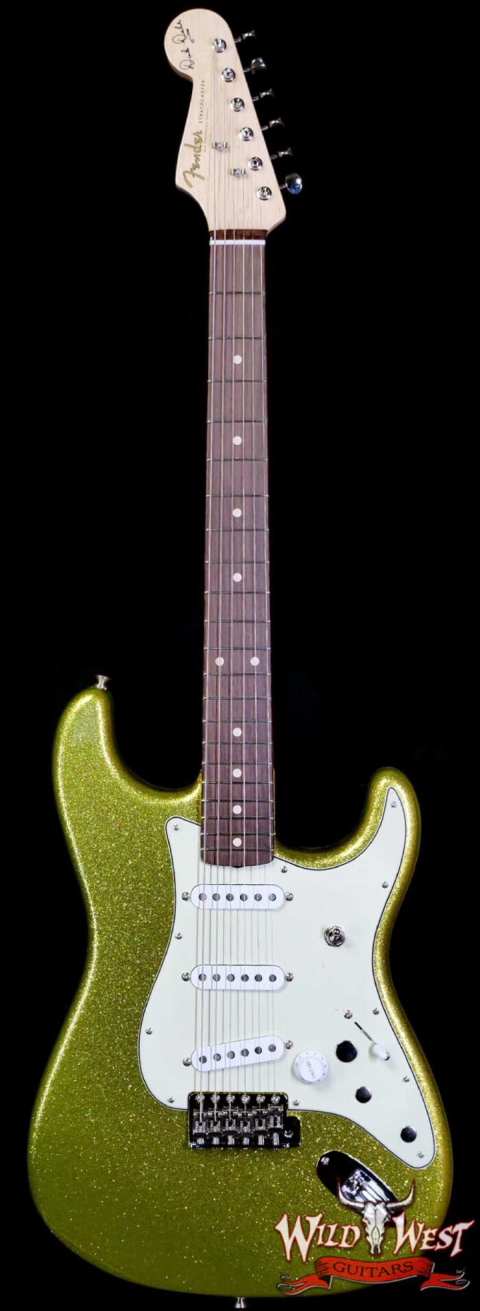 Fender Custom Shop Dick Dale Stratocaster AA Birdseye Maple Neck Rosewood Fingerboard NOS Chartreuse Sparkle 7.65 LBS - Image 1